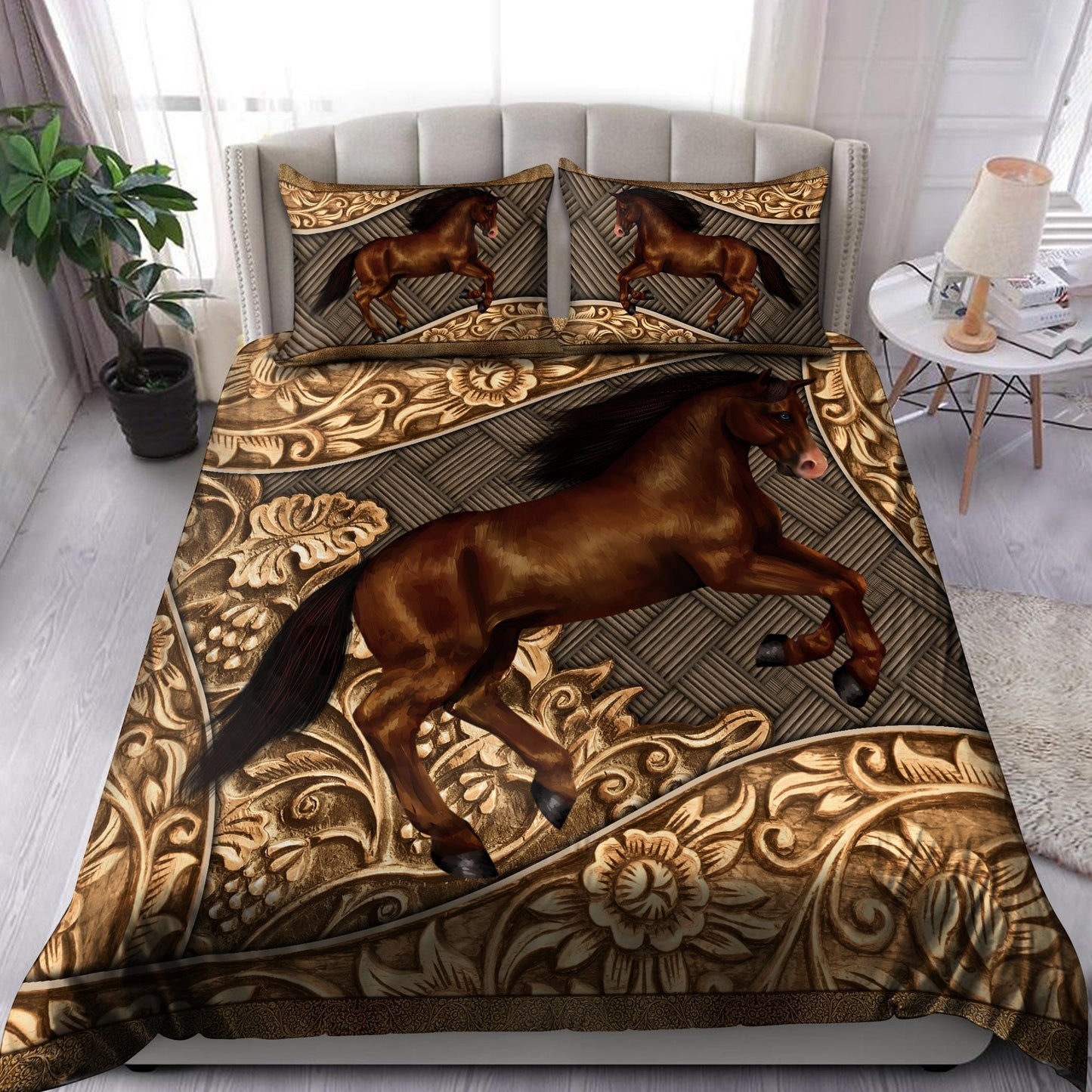Beautiful Horse Bedding Set MEI09232003-MEI