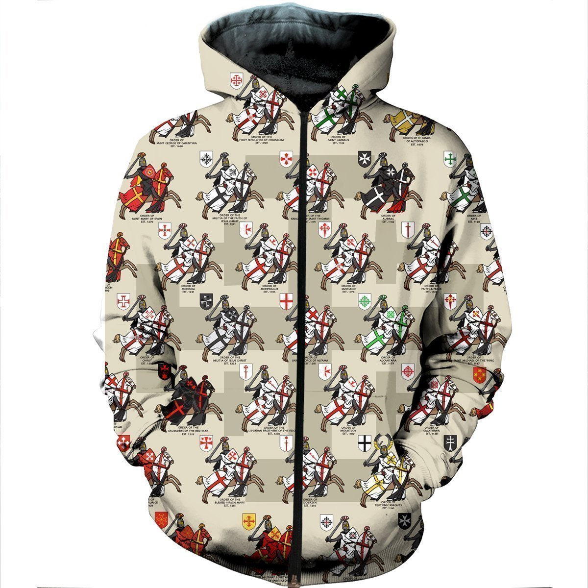 3D All Over Printed Military Orders Shirts And Shorts-Military Orders-6teenth World-Zipped Hoodie-XS-Vibe Cosy™