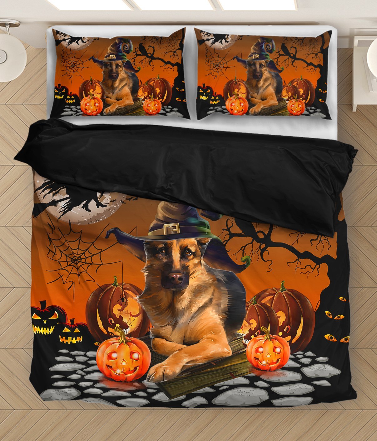 German Shepherd Halloween Bedding DD08192004