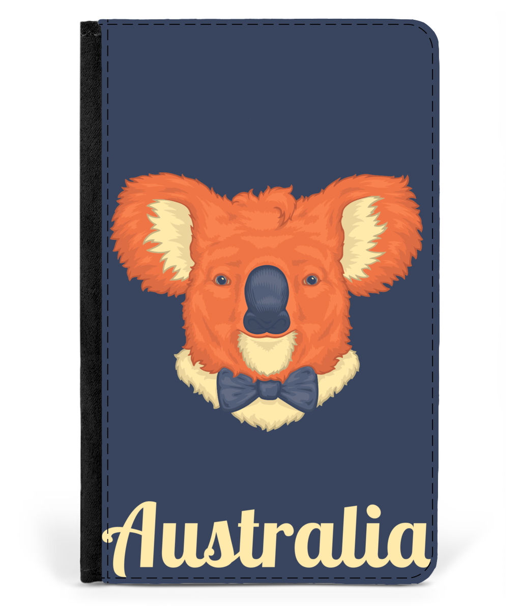 Australia Koala Leather Passport Case H1 - Amaze Style™-PASSPORT CASES