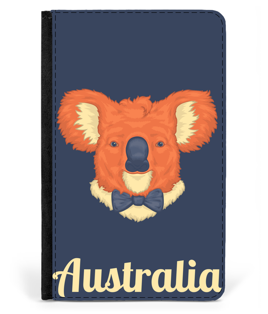 Australia Koala Leather Passport Case H1 - Amaze Style™-PASSPORT CASES