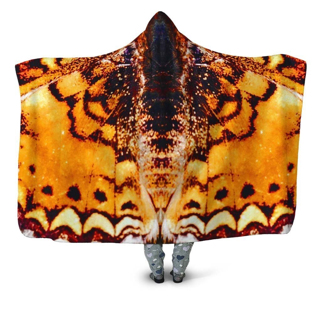 3D All Over Butterfly Hoodie Dress Blanket - Amaze Style™-Apparel