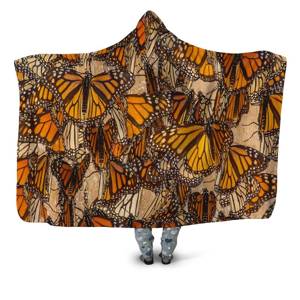 3D All Over Yellow Butterflies Hoodie Dress Leggings Blanket - Amaze Style™-Apparel