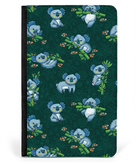 AUSTRALIA KOALA 01 LEATHER PASSPORT CASE H4 - Amaze Style™-PASSPORT CASES