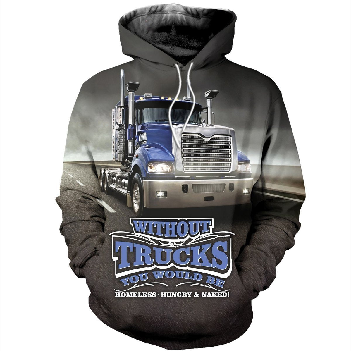 3D All Over Printed Truck In Road Clothes-Apparel-6teenth World-Hoodie-S-Vibe Cosy™