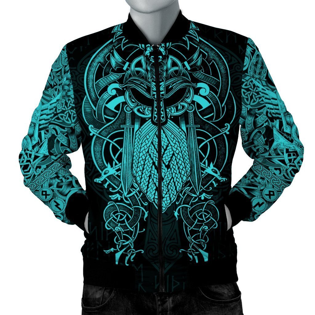 Vikings - The Raven Blue of Odin Tattoo - Amaze Style™-Apparel