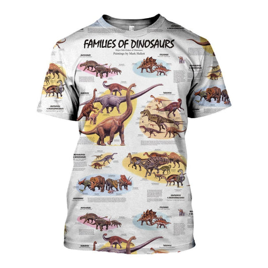 3D All Over Printed Dinosaurs Shirts And Shorts SHUL100909 - Amaze Style™-3D All Over Printed Clothes