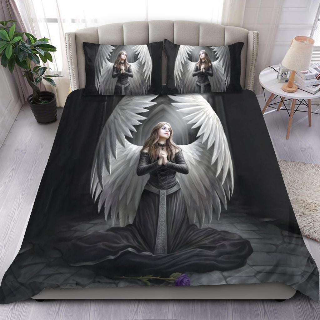 Angel & Demon Gothic Art Bedding Set HAC110701-NM-Bedding Set-NM-Twin-Vibe Cosy™