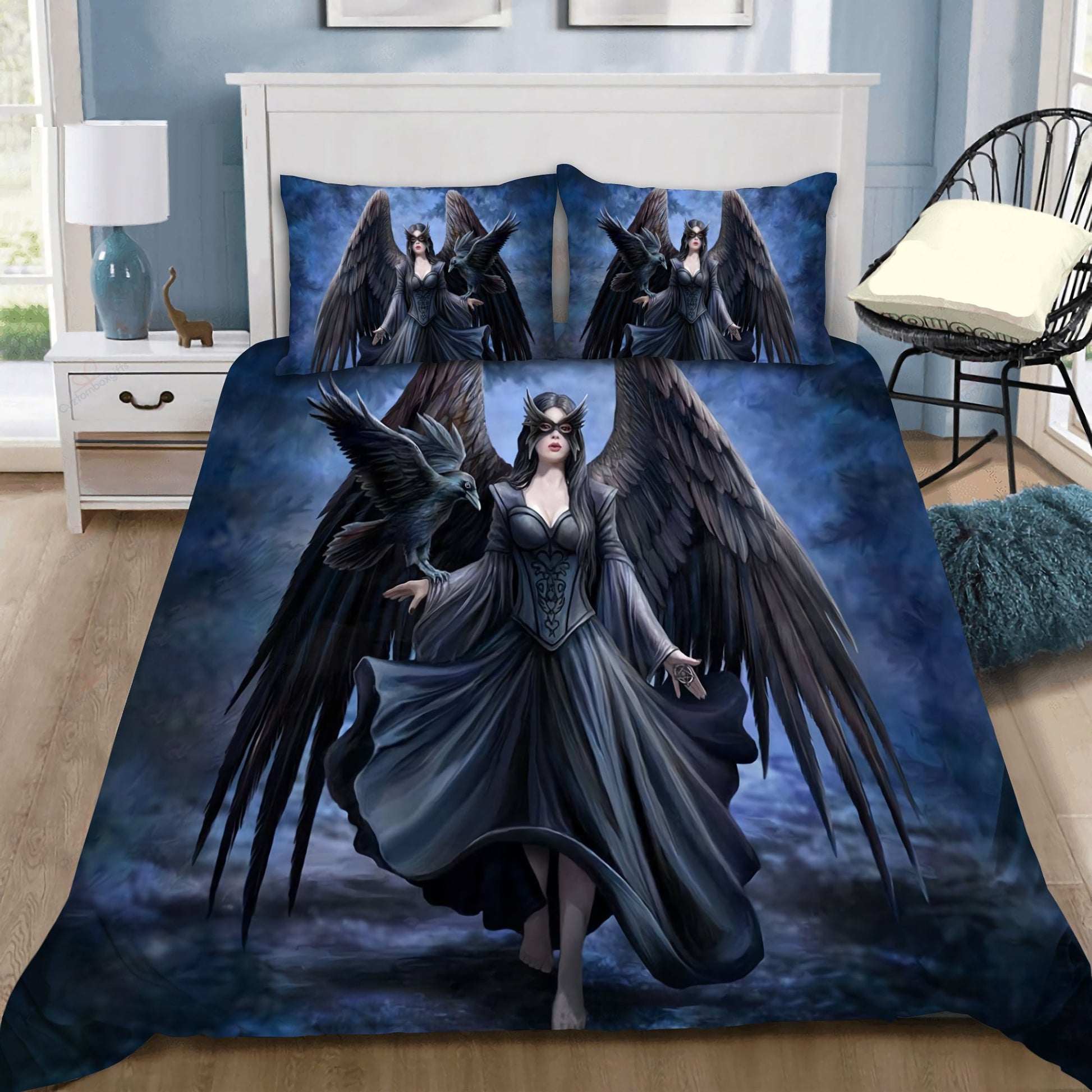 Angel & Demon Gothic Art Bedding Set HAC110702-NM-Bedding Set-NM-Twin-Vibe Cosy™