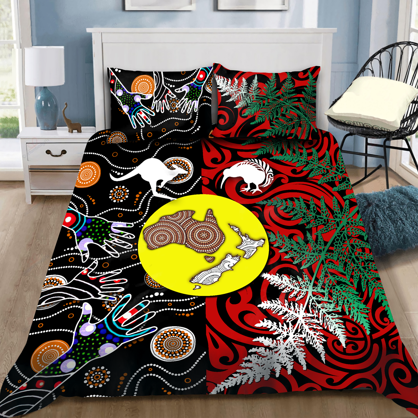 Australia & New Zealand 3D All Over Printed Blanket