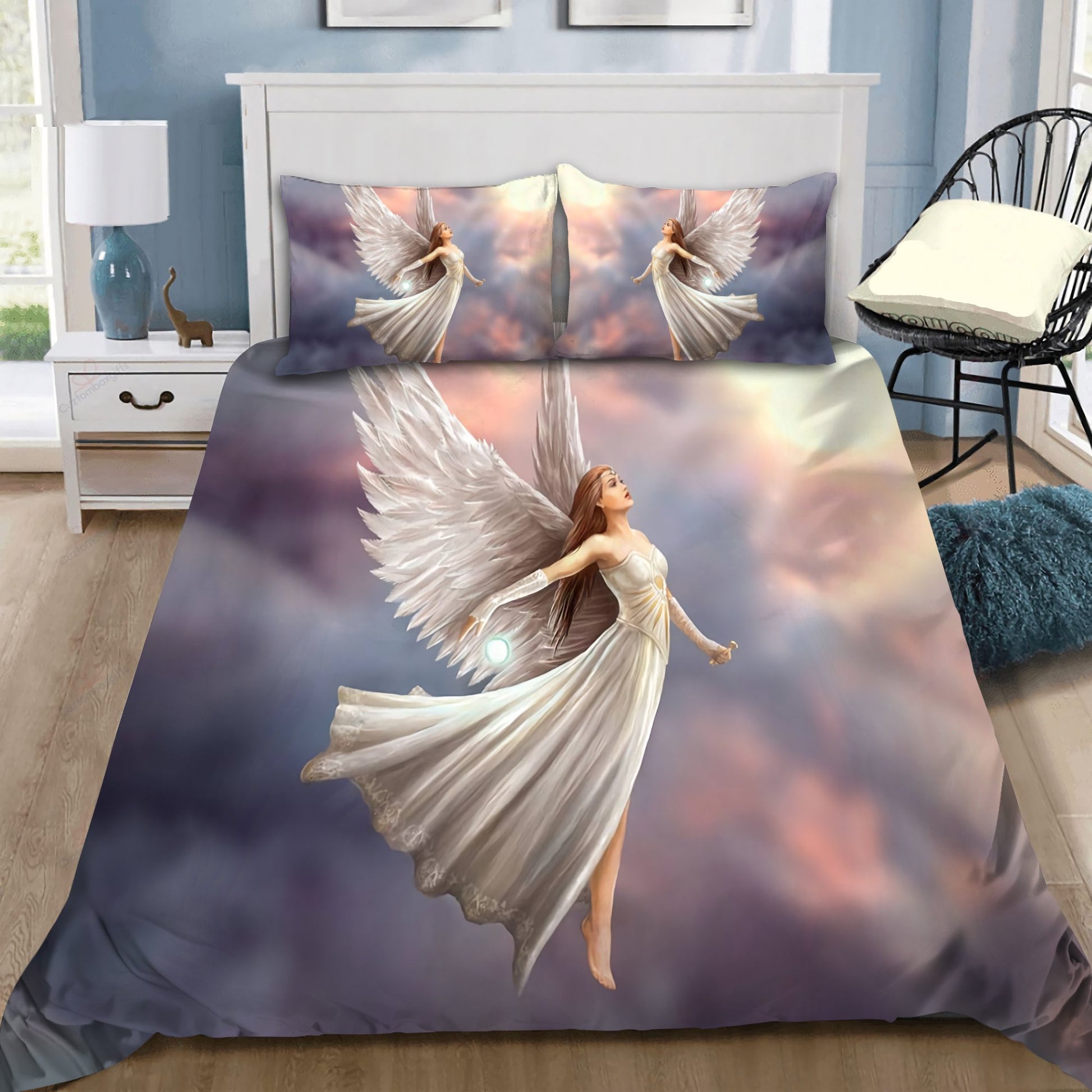 Angel & Demon Gothic Art Bedding Set HAC100702-NM-Bedding Set-NM-Twin-Vibe Cosy™