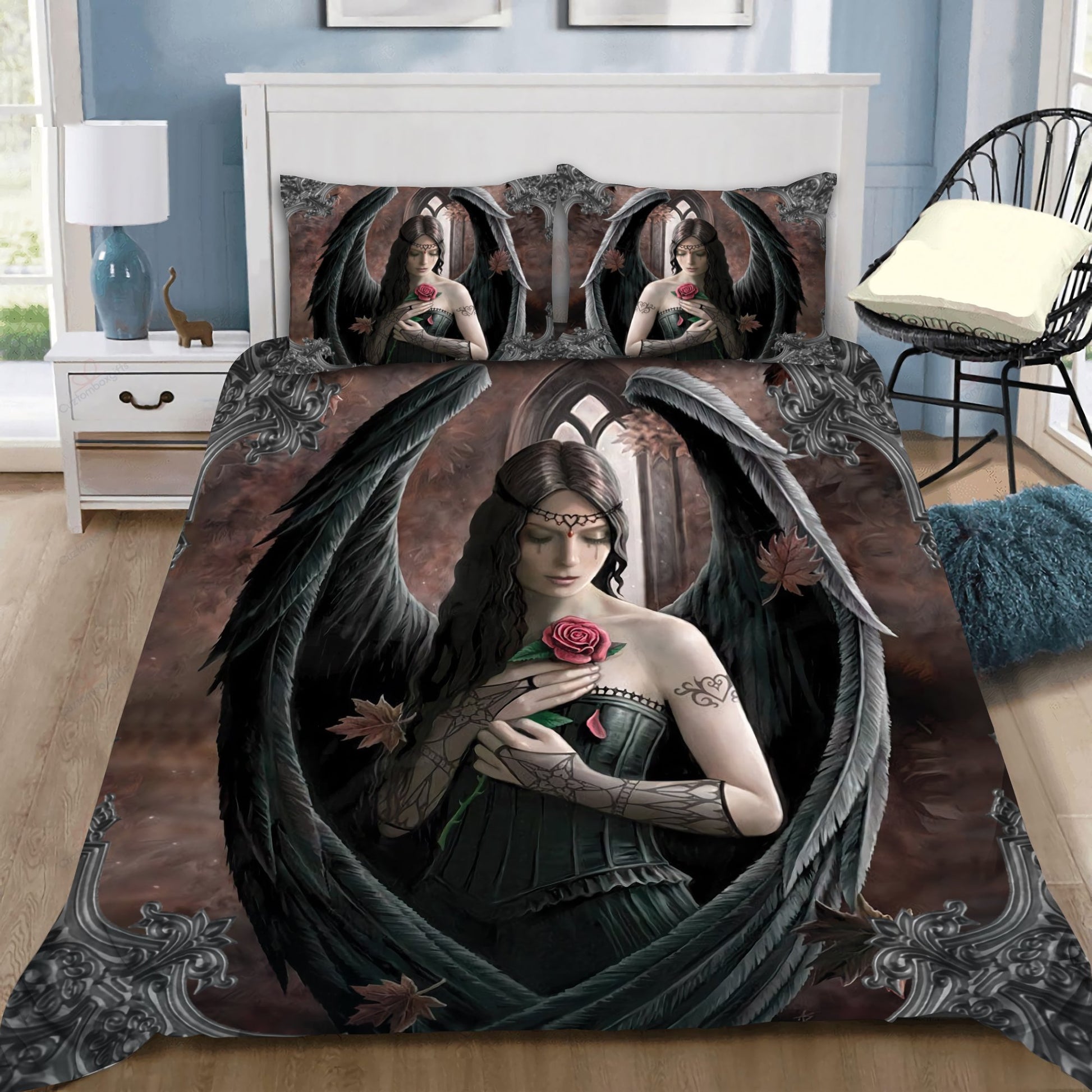 Tattoo Girl Bedding Set HAC190603-NM-Bedding Set-NM-Twin-Vibe Cosy™