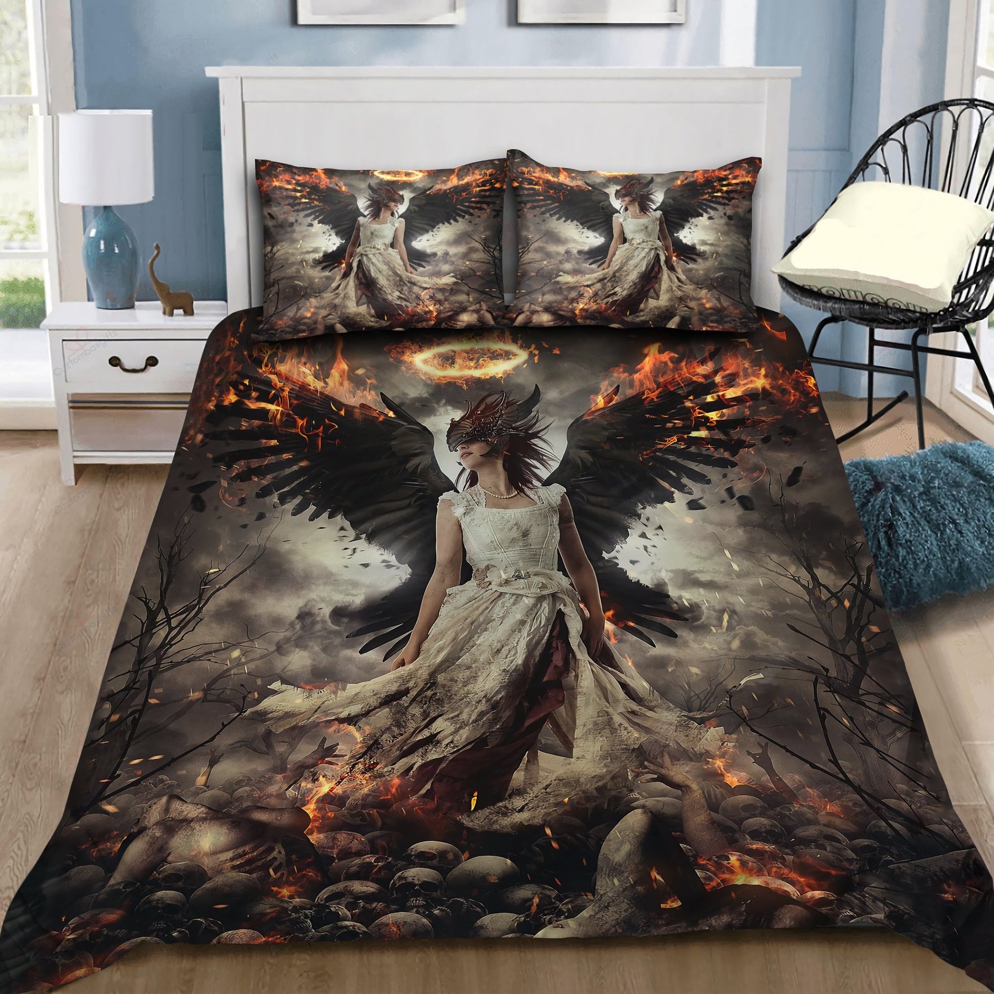 Angel & Demon Bedding Set HAC170601-NM-Bedding Set-NM-Twin-Vibe Cosy™