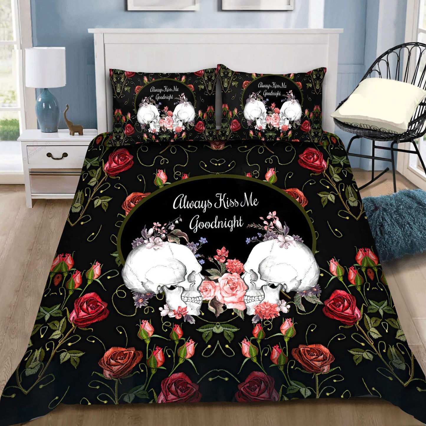 Sugar Skull Couple Bedding Set TN130820