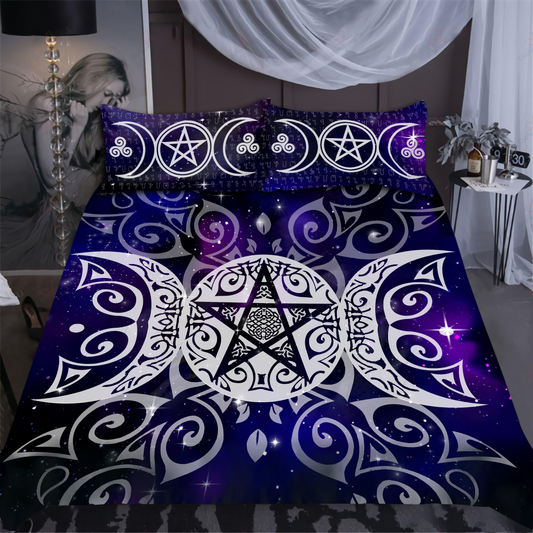 Beautiful Wicca Triple Moon Bedding Set VP15092001-MEI