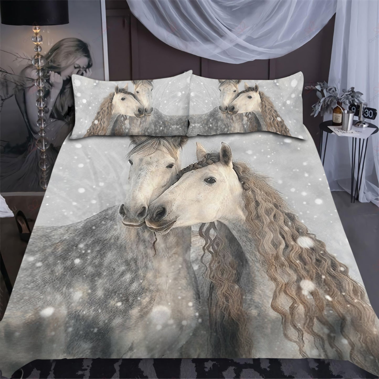 Beautiful Horses Bedding Set QB06252005