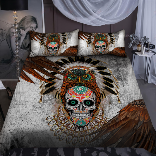Sugar Native Skull Bedding Set