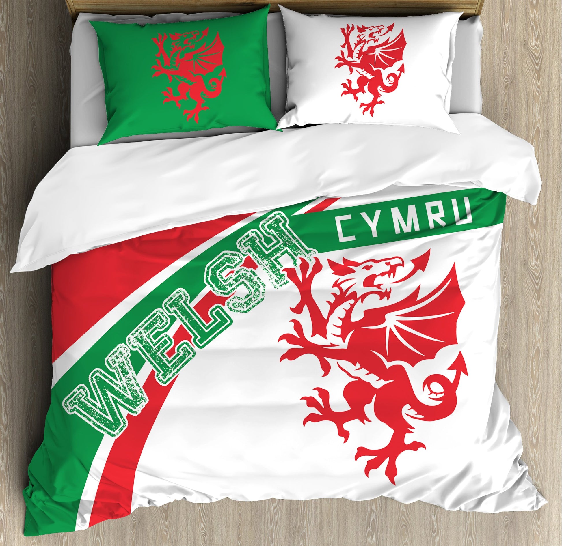 Welsh Map Bedding Set HAC030703-NM-Bedding Set-NM-US Twin-Vibe Cosy™