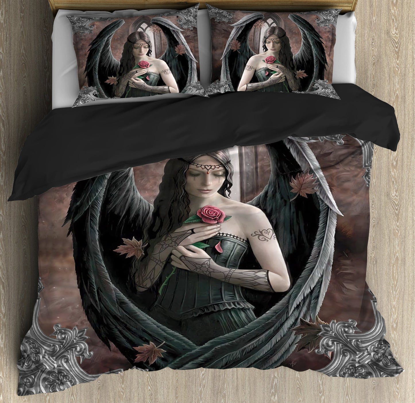 Tattoo Girl Bedding Set HAC190603-NM-Bedding Set-NM-Twin-Vibe Cosy™