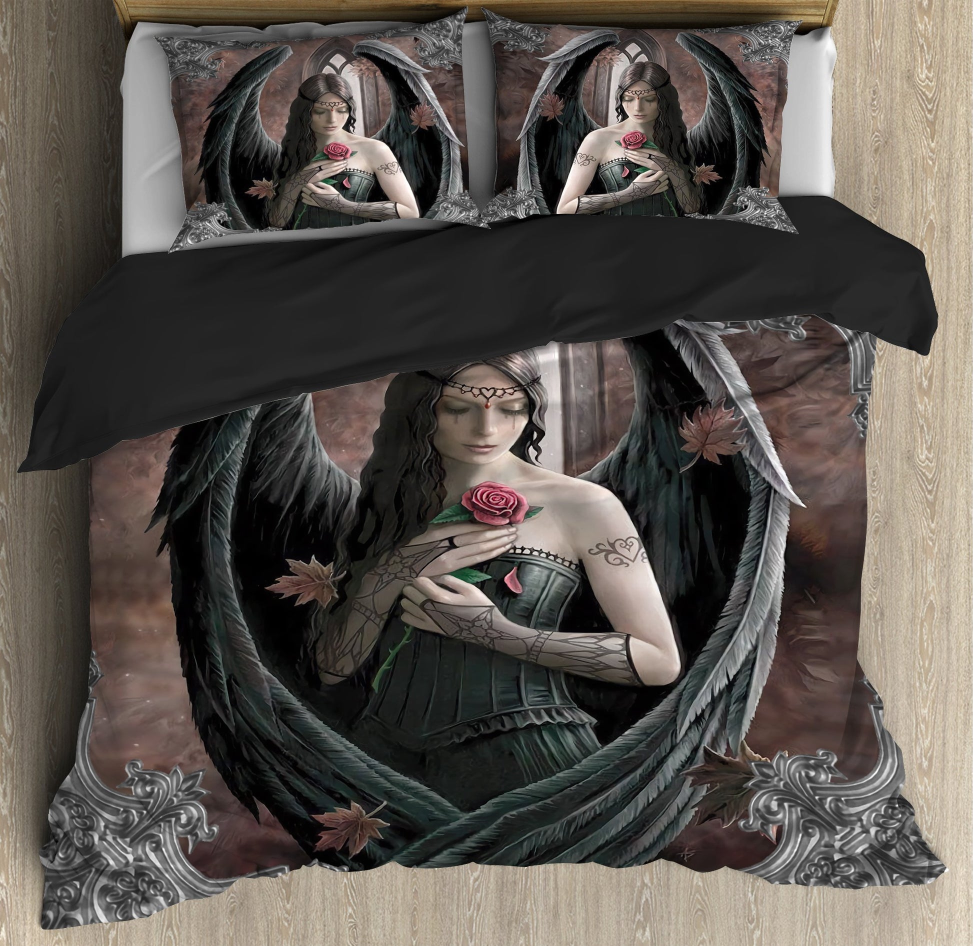 Tattoo Girl Bedding Set HAC190603-NM-Bedding Set-NM-Twin-Vibe Cosy™