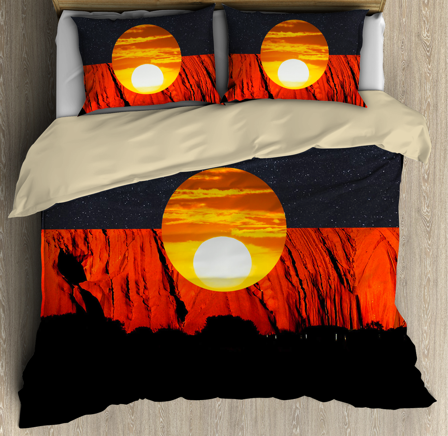 Australia Aboriginal Flag Bedding Set-HP