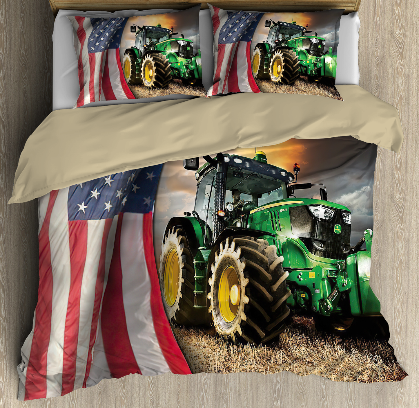 Beautiful American Tractor Bedding Set VP22092001-MEI