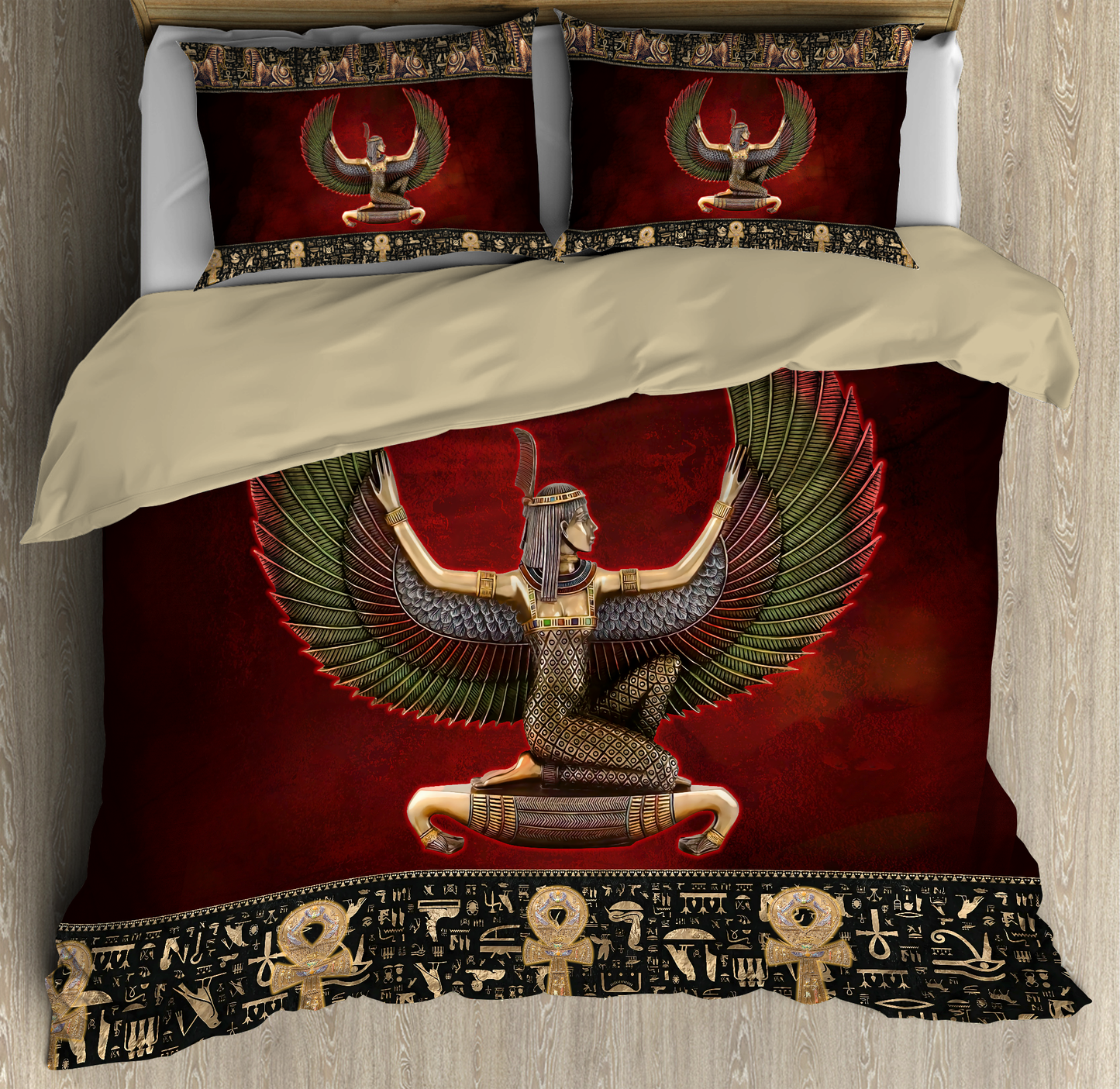 Ancient Egyptian Ma'at Bedding Set JJ18062001