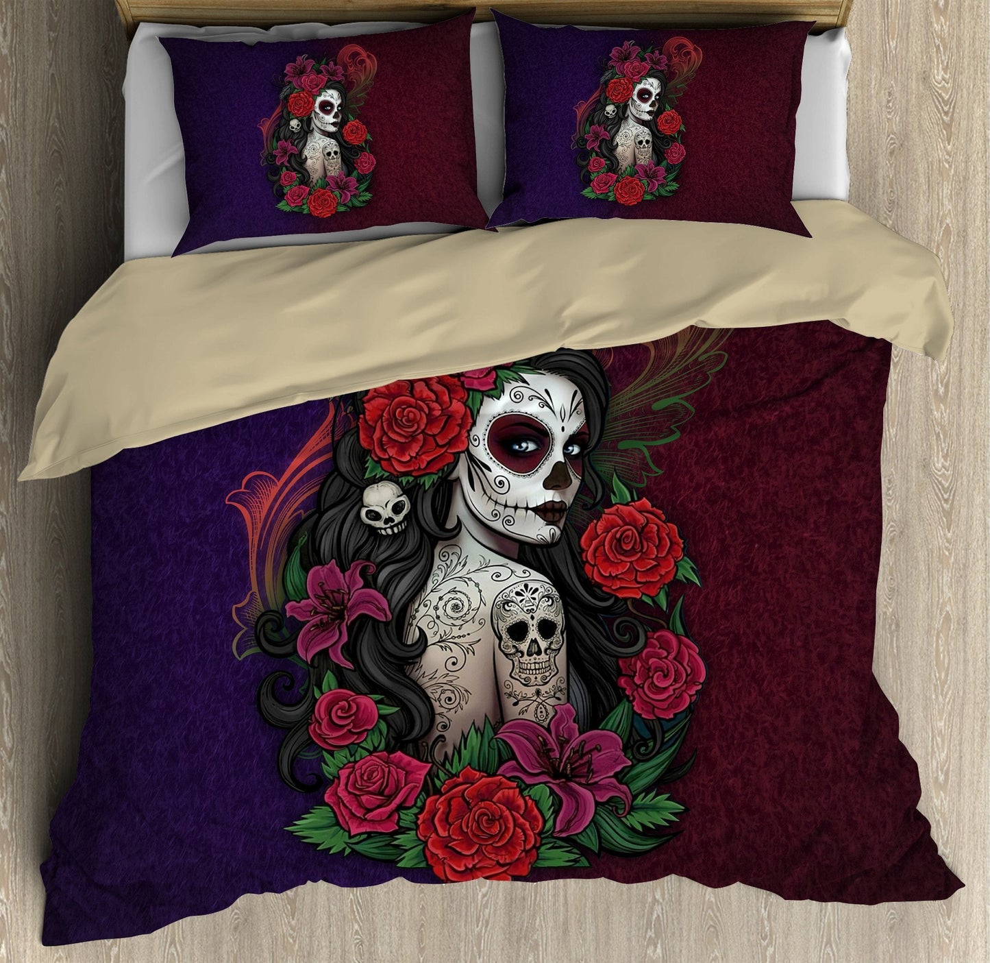 Sugar Skull Bedding Set QB06292004