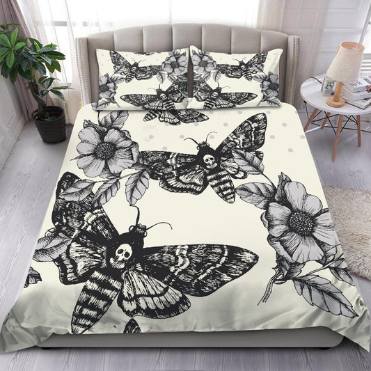 Butterfly Skull Art Bedding Set HAC080706-NM-Bedding Set-NM-Twin-Vibe Cosy™
