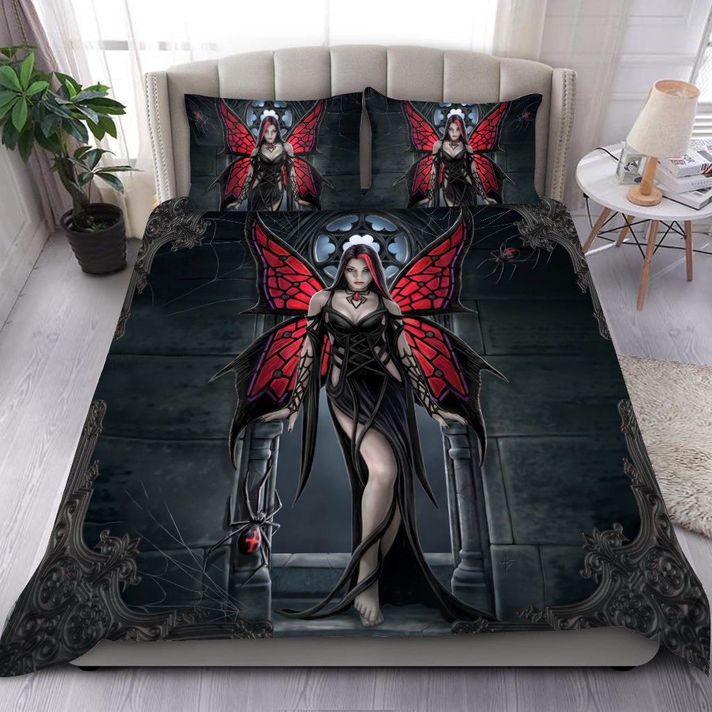 Angel & Demon Gothic Art Bedding Set HAC100701-NM-Bedding Set-NM-Twin-Vibe Cosy™