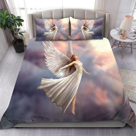 Angel & Demon Gothic Art Bedding Set HAC100702-NM-Bedding Set-NM-Twin-Vibe Cosy™