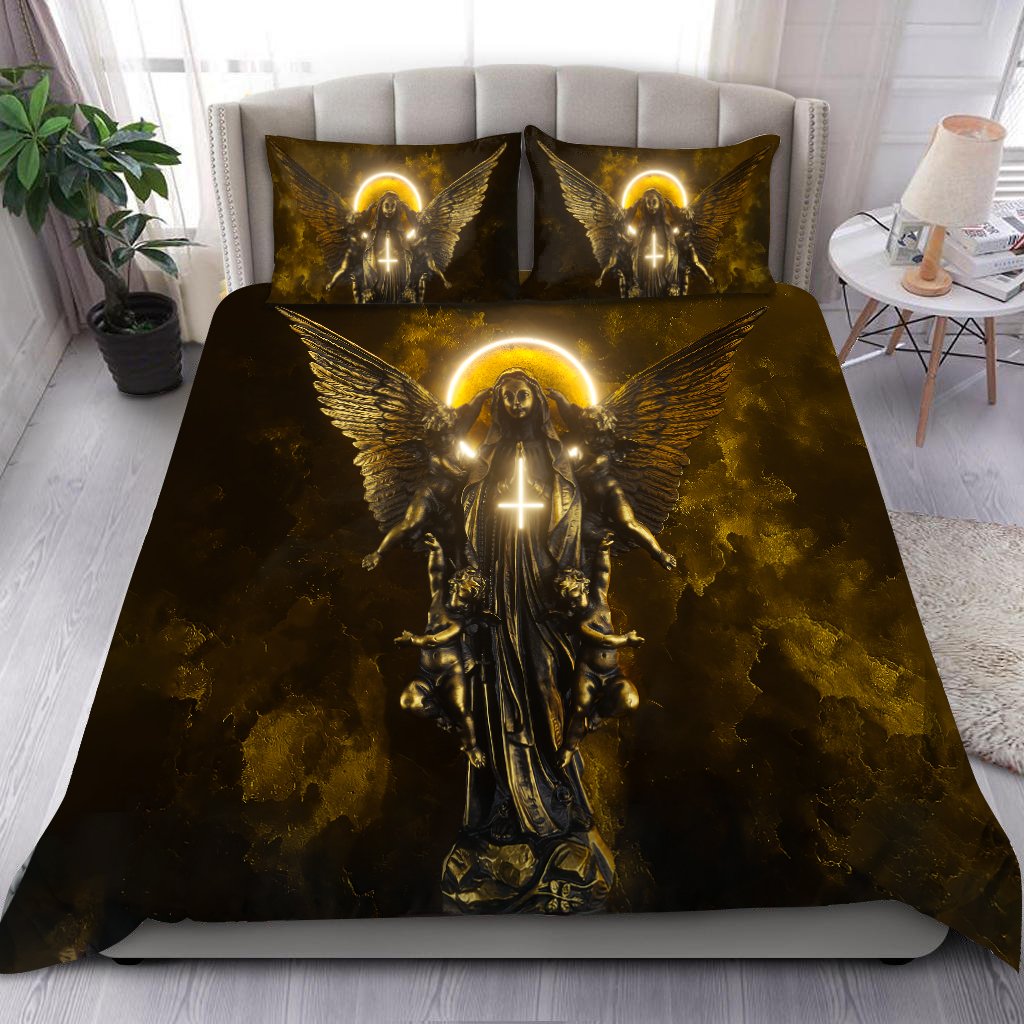 Angel & Demon Skull Art Bedding Set HAC060703-NM-Bedding Set-NM-Twin-Vibe Cosy™