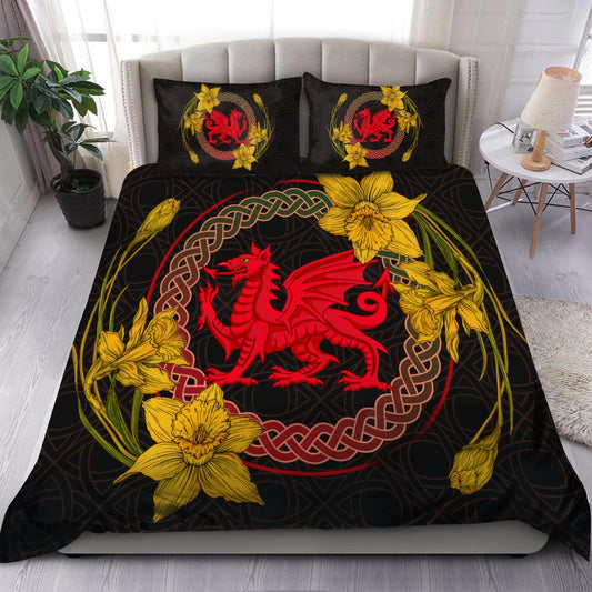 Welsh Dragon Bedding Set HAC040702-NM-Bedding Set-NM-US Twin-Vibe Cosy™