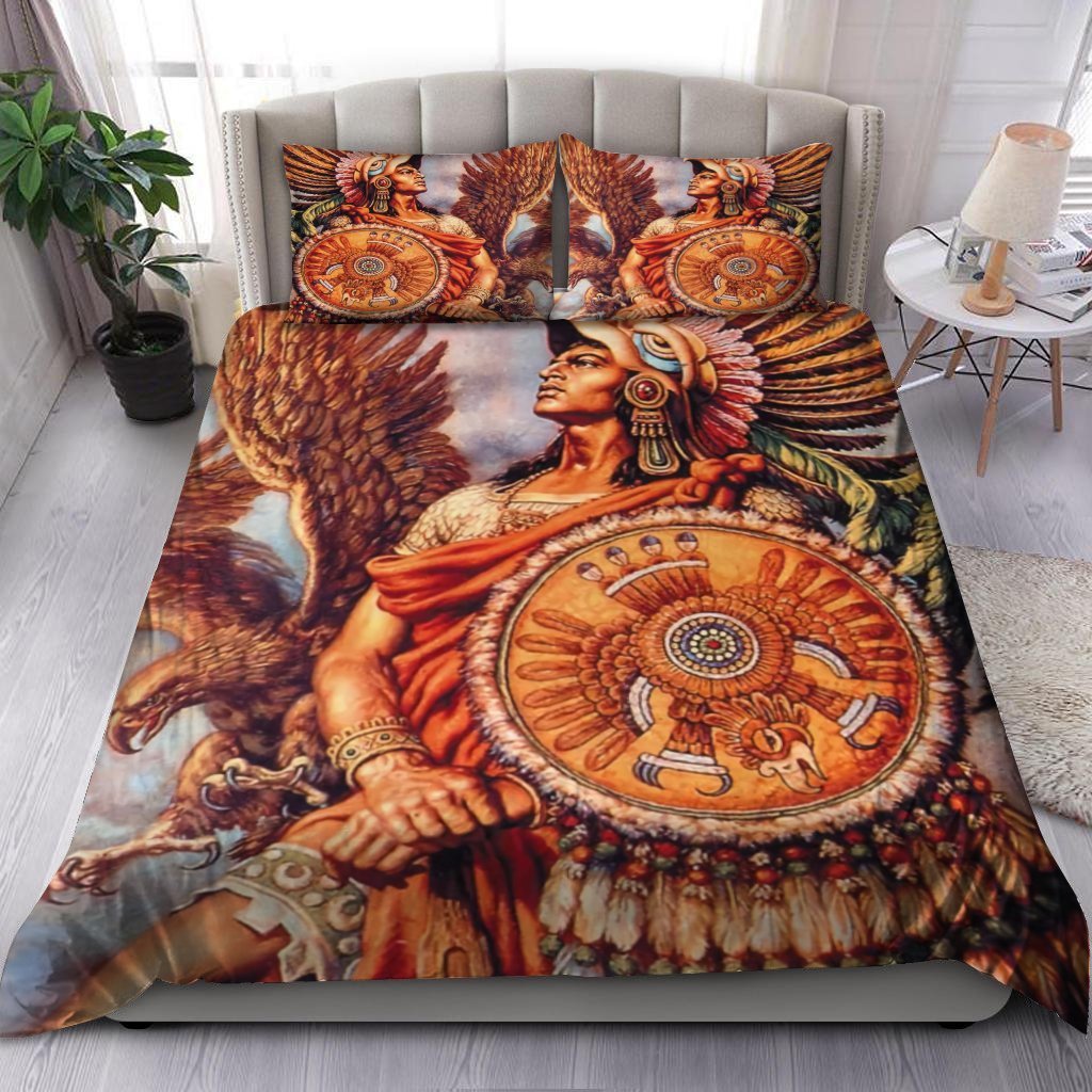 Beautiful Aztec Warrior And The Eagle Bedding Set MEI08312001-MEI