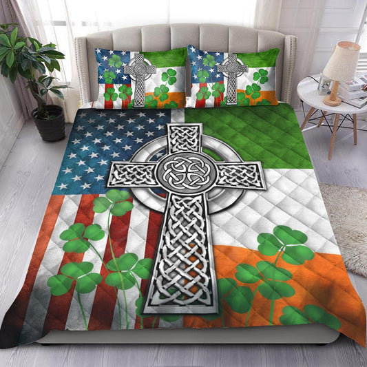 The Irish Celtic Cross - Quilt Bedding Set QB05292001-TA