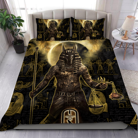 Ancient Egyptian Anubis Bedding Set JJ13062001