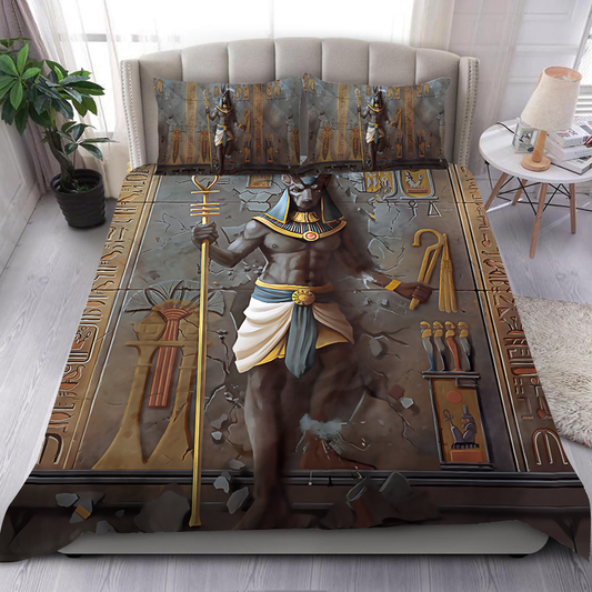 Ancient Egyptian Anubis Bedding Set JJ13062002