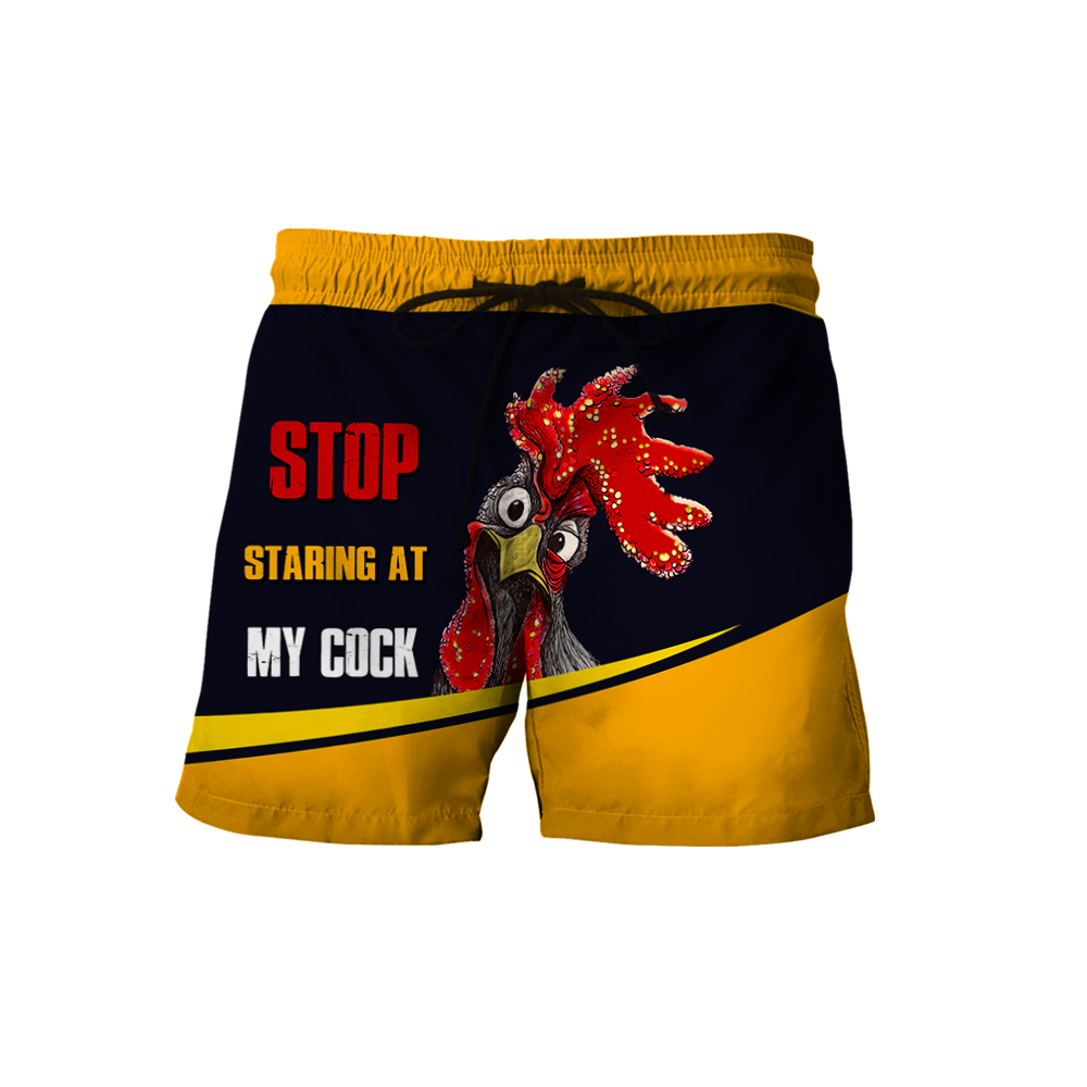 Stop Staring At My Cock 3D All Over Printed T-Shirt Short by SUN MH2906201