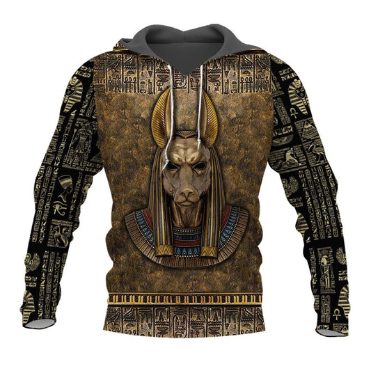 Anubis Ancient Egypt 3D All Over Printed Hoodie Clothes MP030302-Apparel-MP-Hoodie-S-Vibe Cosy™