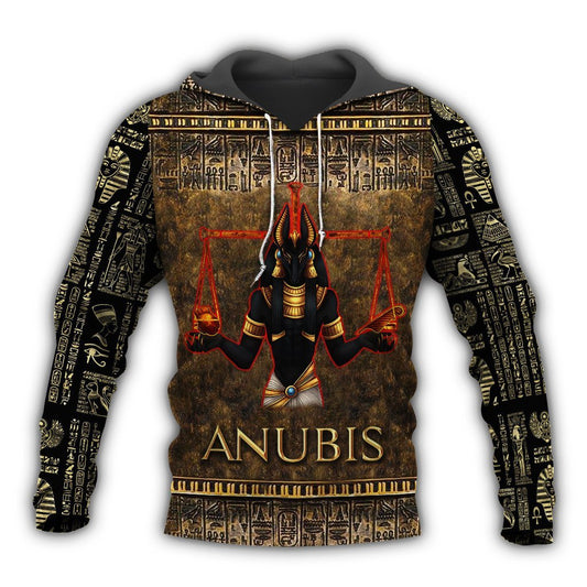 Ancient Egypt Anubis 3D All Over Printed Clothes Hoodie MP030304 - Amaze Style™-Apparel