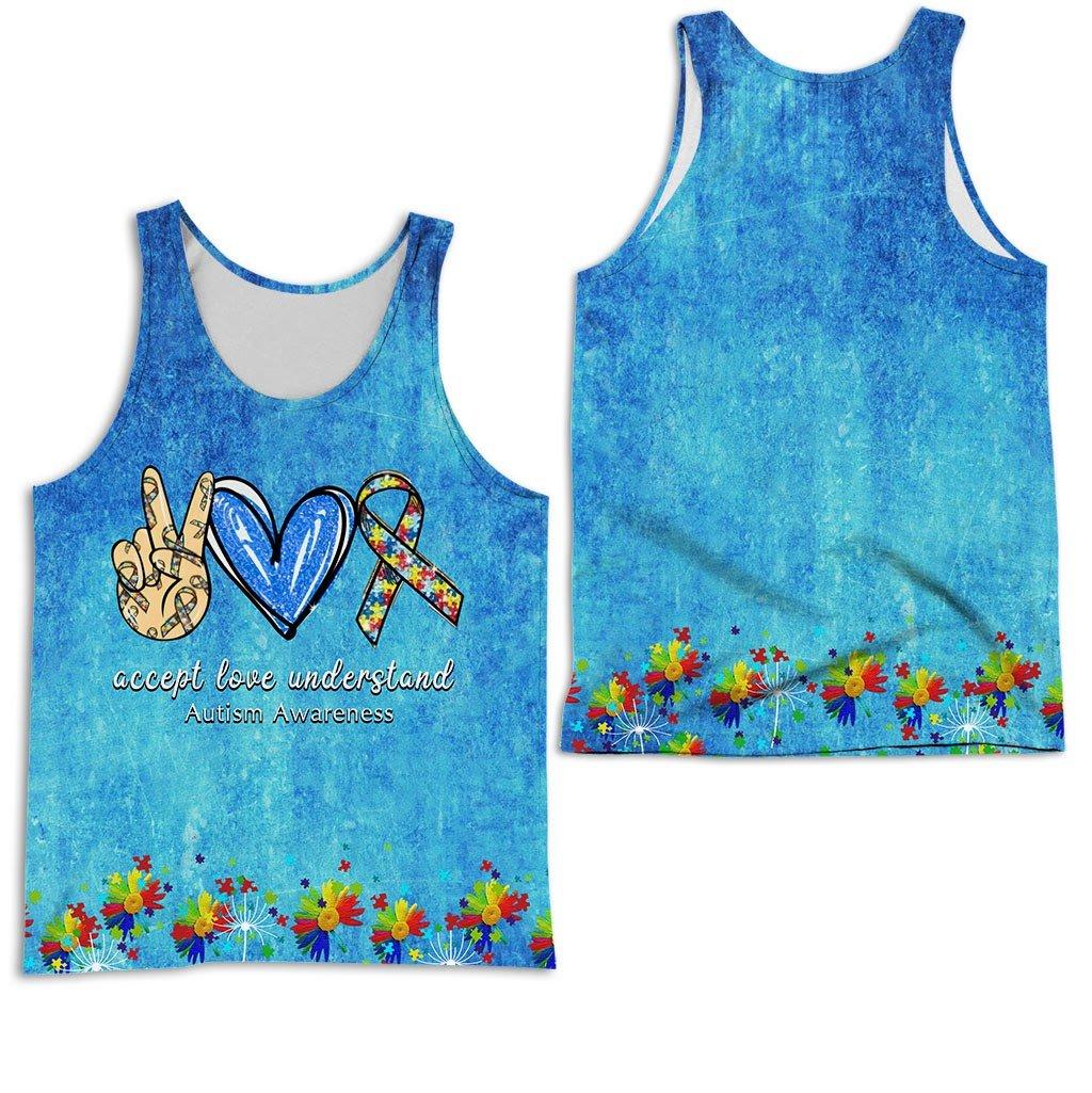 Autism 3D All Over Printed Hoodie Shirt MP040301-Apparel-MP-Tank Top-S-Vibe Cosy™