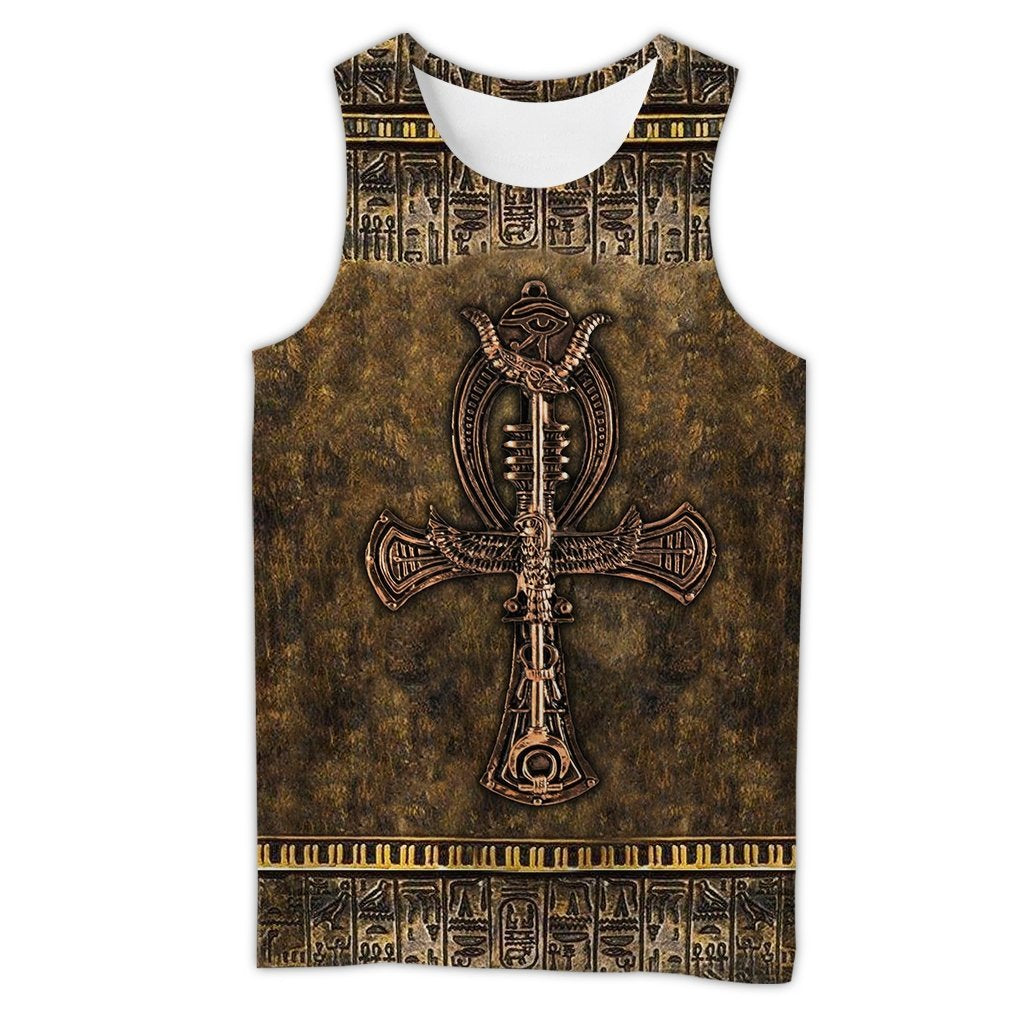 Ancient Egypt Ankh Key Of Life 3D All Over Printed Shirt Hoodie For Men And Women MP1004 - Amaze Style™-Apparel