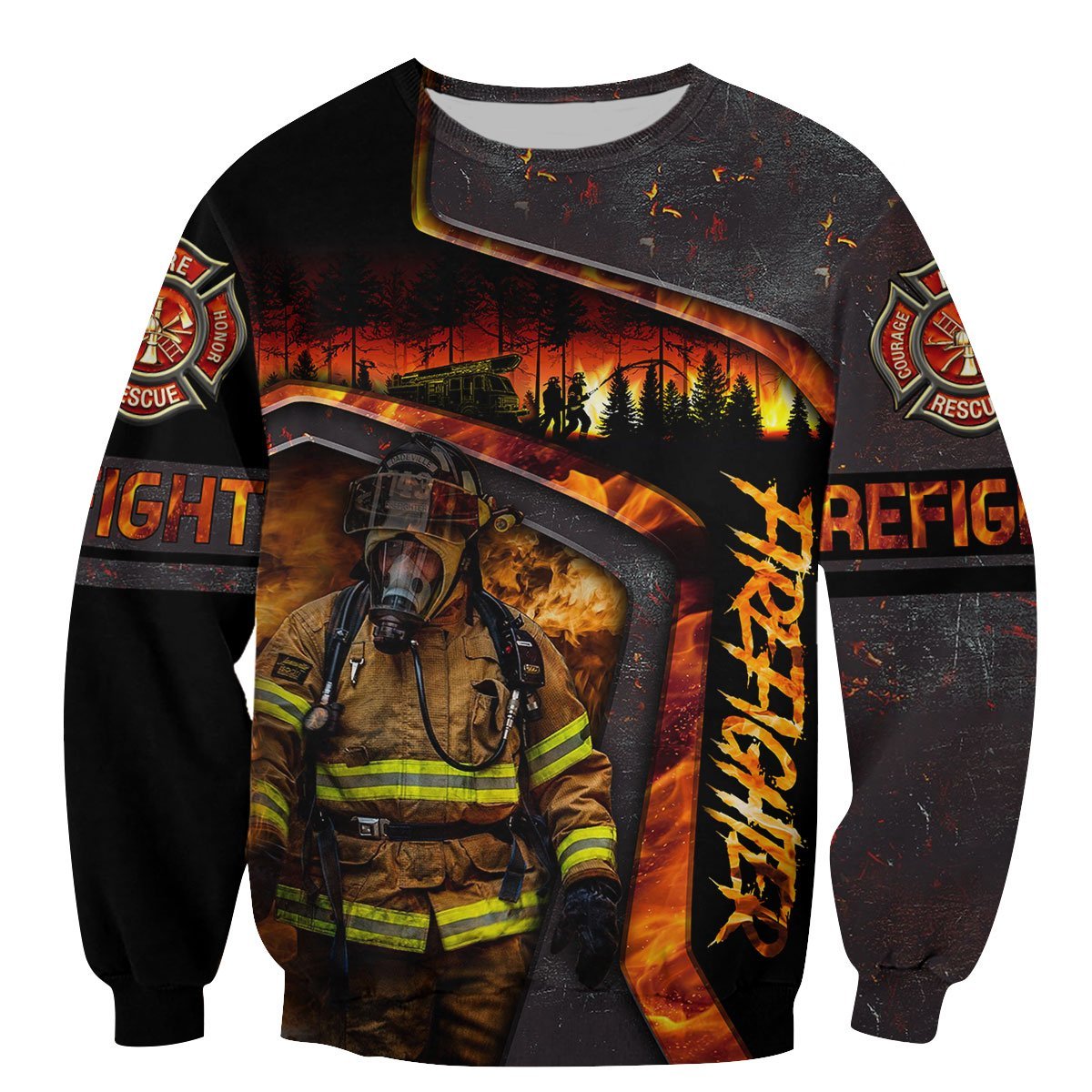 Limited Edition Brave Firefighter 3D All Over Printed Hoodie MP180307 - Amaze Style™-