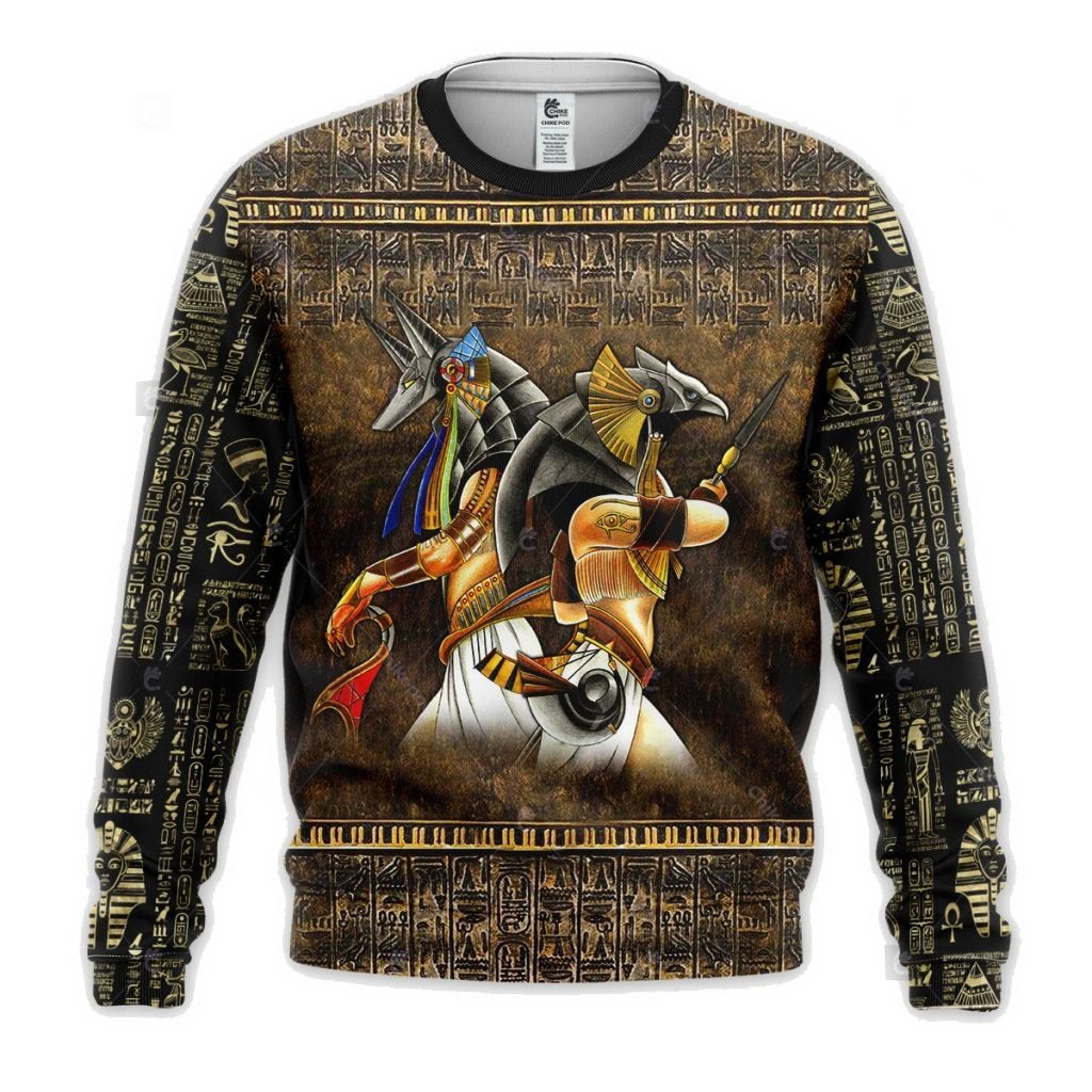 3D All Over Printed Anubis Egypt Hoodie Clothes MP260301 - Amaze Style™-Apparel