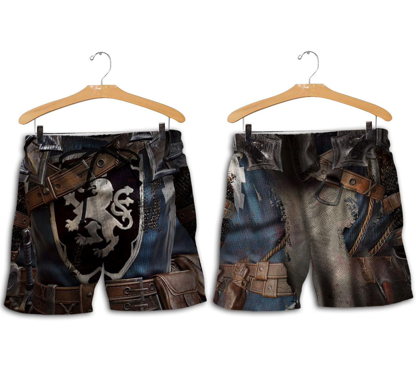 Blue Knight Armor 3D All Over Printed Shirts for Men and Women MP280203 - Amaze Style™-Apparel