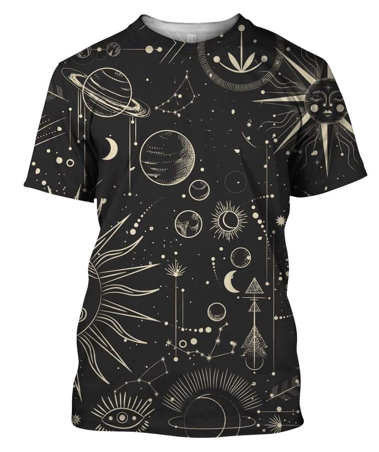 3D All Over Printed Shirts Hoodie Sun and Moon MP998-Apparel-MP-Hoodie-S-Vibe Cosy™