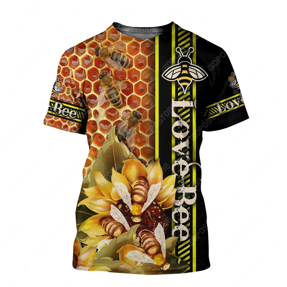 Beautiful Bee Art 3D All Over Printed Shirts For Men And Women MP947 - Amaze Style™-Apparel