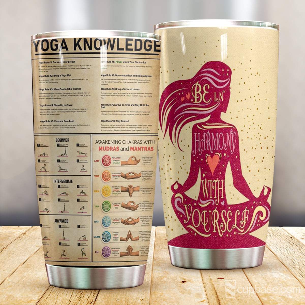 Yoga Knowledge Tumbler Cup Premium MPT9 - Amaze Style™-Tumbler