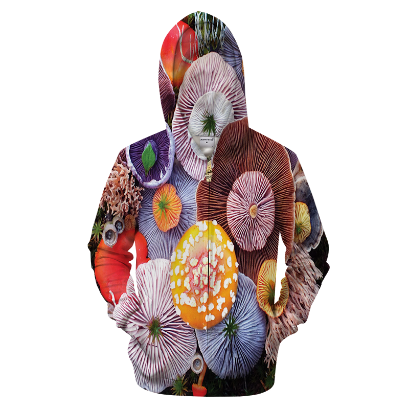 3D AOP Magical Mushroom Shirt-Apparel-6teenth World-Zip-up Hoodie-S-Vibe Cosy™