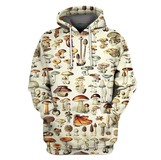 3D AOP Mushroom Shirt-Apparel-6teenth World-Hoodie-S-Vibe Cosy™